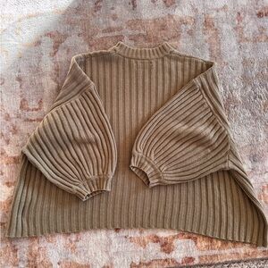 Urban Outfitters Ribbed Green Turtleneck Sweater